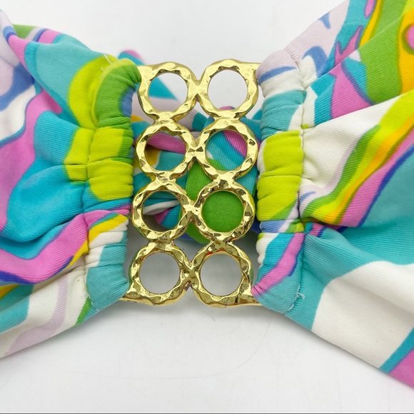 Trina Turk Bathing Suit Bikini Top with strap - Picture 3 of 5